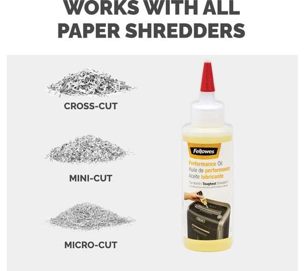 FELLOWES Powershred Paper Shredder Oil Bottle - 120 ml - Image 5