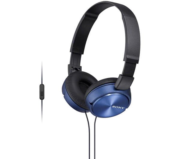 SONY MDR-ZX310APL Headphones Blue - Image 1
