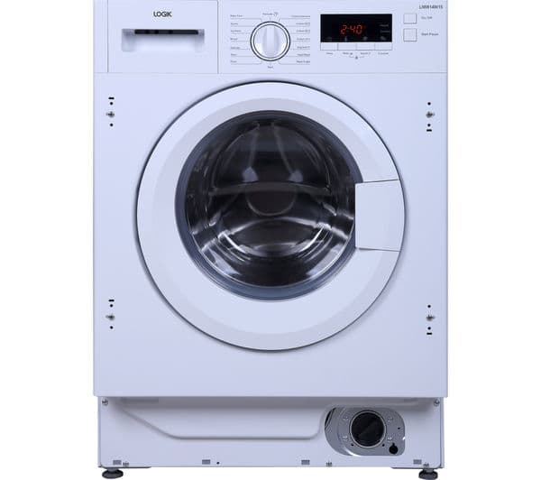 LOGIK LIW814W15 Integrated Washing Machine - White - Image 1