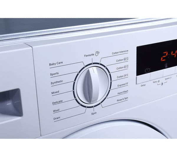 LOGIK LIW814W15 Integrated Washing Machine - White - Image 6