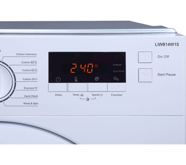 LOGIK LIW814W15 Integrated Washing Machine - White - Image 2