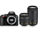NIKON D3500 DSLR Camera with AF-P DX NIKKOR 18-55 mm f/3.5-5.6G VR & 70-300 mm f/4.5-6.3G ED VR Lens thumbnail 1