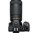 NIKON D3500 DSLR Camera with AF-P DX NIKKOR 18-55 mm f/3.5-5.6G VR & 70-300 mm f/4.5-6.3G ED VR Lens thumbnail 9