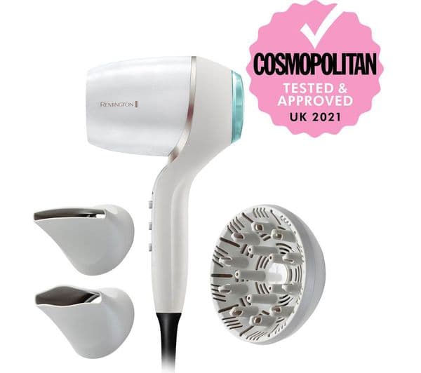 REMINGTON HYDRAluxe Pro EC9001 Hair Dryer - White - Image 3