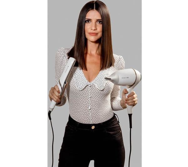 REMINGTON HYDRAluxe Pro EC9001 Hair Dryer - White - Image 4