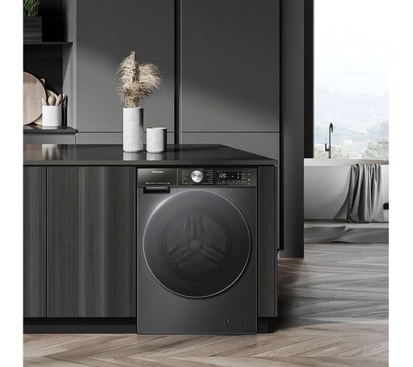 HISENSE 5S Series Auto Dosing WF5S1245BB WiFi-enabled 12 kg 1400 Spin Washing Machine - Black - Image 5