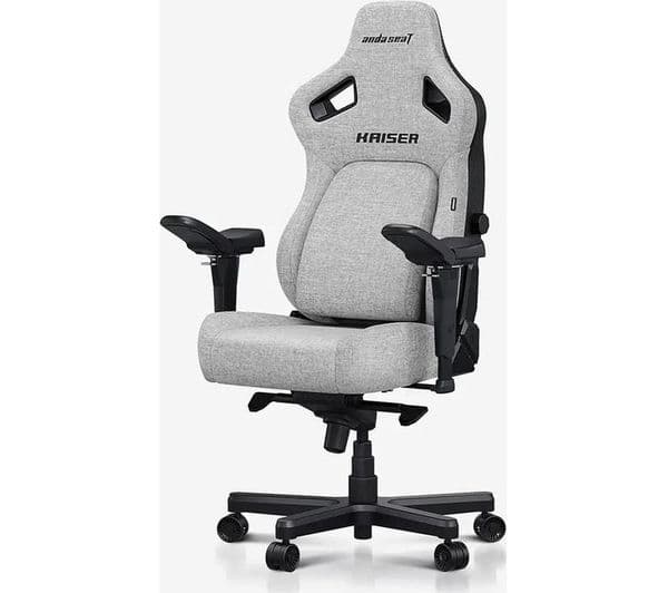 ANDASEAT Kaiser 4 Series Premium Gaming Chair - XL, Ash Grey - Image 2