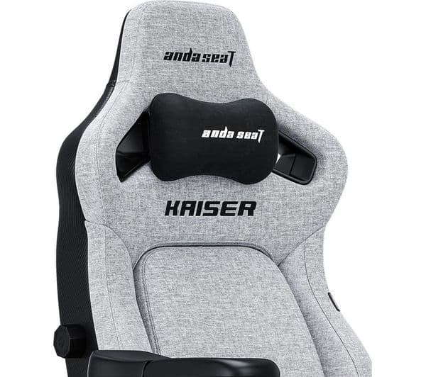 ANDASEAT Kaiser 4 Series Premium Gaming Chair - XL, Ash Grey - Image 4