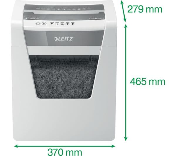 LEITZ IQ Office P5 Micro Cut Paper Shredder - Image 3