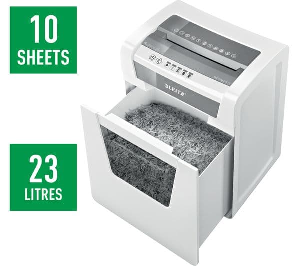 LEITZ IQ Office P5 Micro Cut Paper Shredder - Image 4