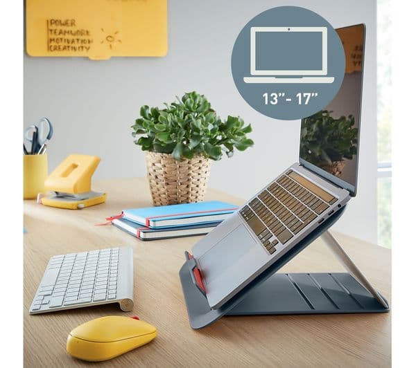 LEITZ Ergo Cosy Laptop Stand Grey - Image 3