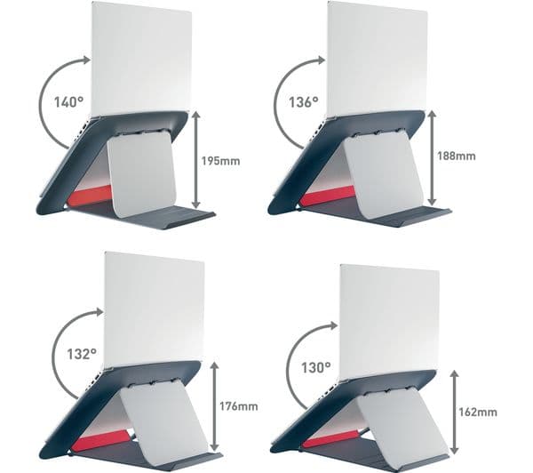 LEITZ Ergo Cosy Laptop Stand Grey - Image 5