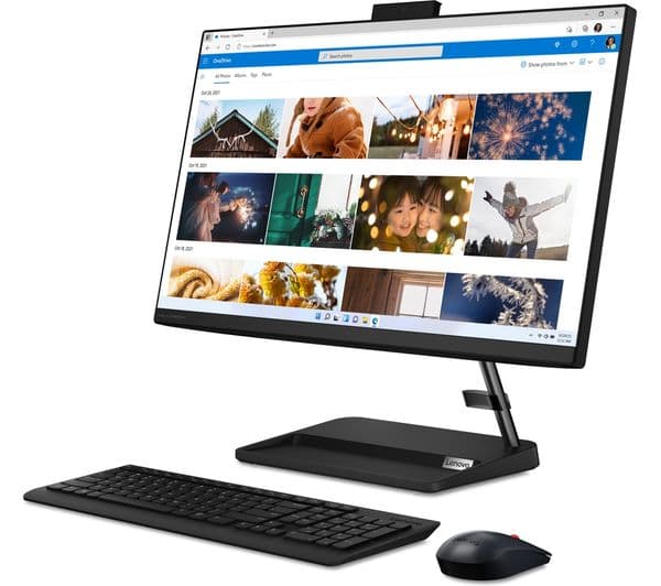 LENOVO IdeaCentre AIO 3i 23.8" All-in-One PC - Intel® Core™ i5, 512 GB SSD, Black - Image 1