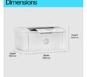 HP LaserJet M110W Monochrome Wireless Laser Printer thumbnail 8