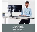 FELLOWES Seasa Dual Arm Full Motion 27" Monitor Stand thumbnail 5