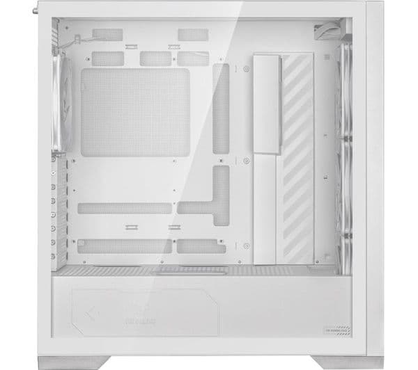 ASUS TUF Gaming GT302 ARGB E-ATX Mid-Tower PC Case - White - Image 3
