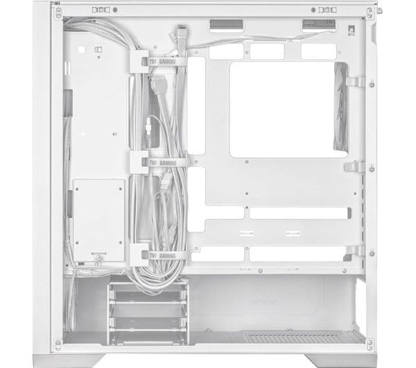 ASUS TUF Gaming GT302 ARGB E-ATX Mid-Tower PC Case - White - Image 4