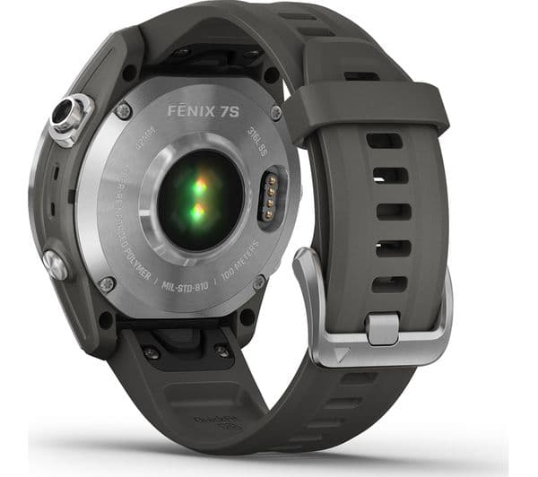 Garmin fenix 7S Smartwatch 42mm Silver & Graphite - Image 4