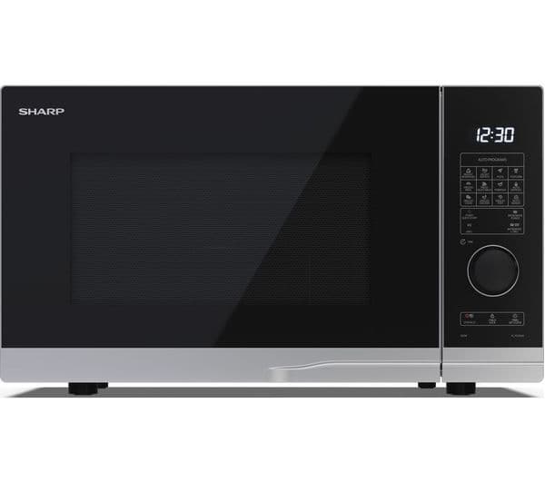 SHARP YC-MS252AU-S Solo Microwave - Silver - Image 8
