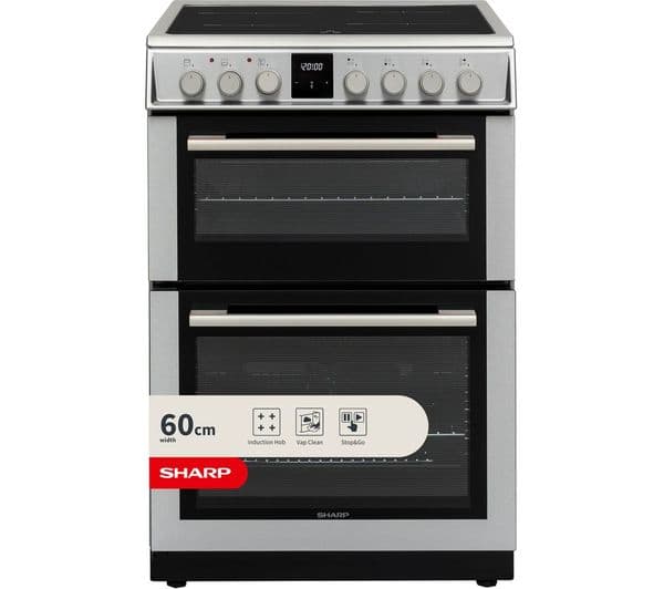 SHARP KF-66DIDD04IM1I-EN 60 cm Electric Induction Cooker - Inox - Image 1