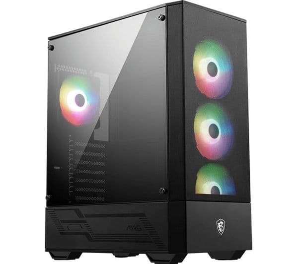 MSI MAG FORGE 112R ATX Mid-Tower PC Case - Black - Image 1