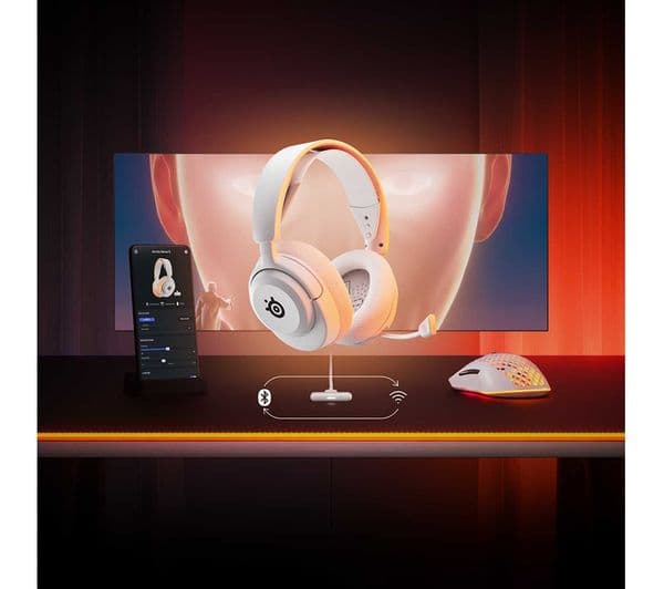 STEELSERIES Arctis Nova 5 Wireless PC Gaming Headset - White - Image 9