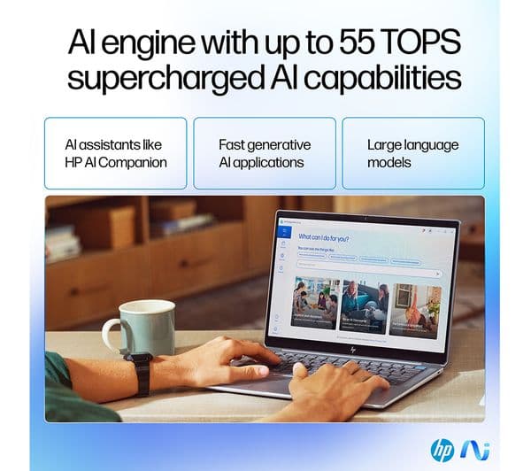 HP OmniBook Ultra 14" Laptop - AMD Ryzen AI 9, 1 TB SSD, Silver - Image 5