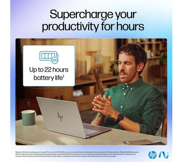 HP OmniBook Ultra 14" Laptop - AMD Ryzen AI 9, 1 TB SSD, Silver - Image 6