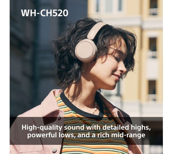 Sony WH-CH520P Headphones Pink - Image 5