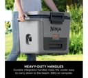 Ninja FB131UKGY FrostVault 28L Hard Cooler with Dry Zone - Slate Grey thumbnail 7