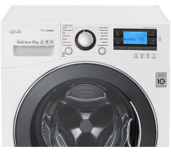 LG FH495BDS2 Smart Washing Machine - White - Image 3