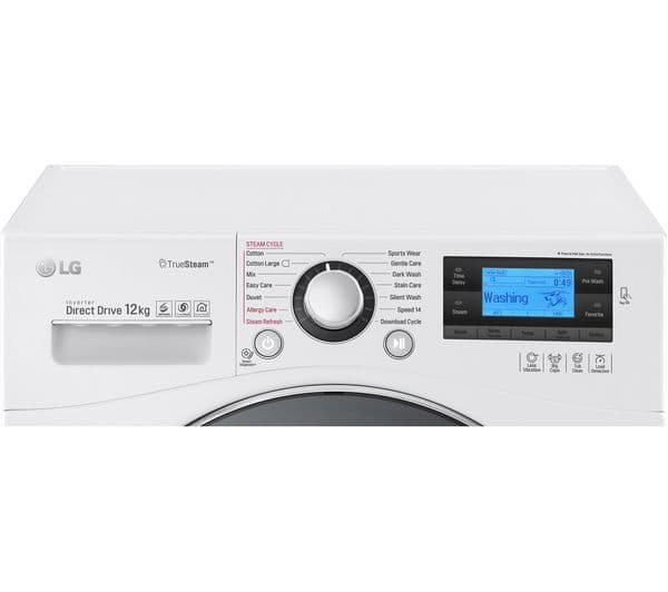 LG FH495BDS2 Smart Washing Machine - White - Image 4