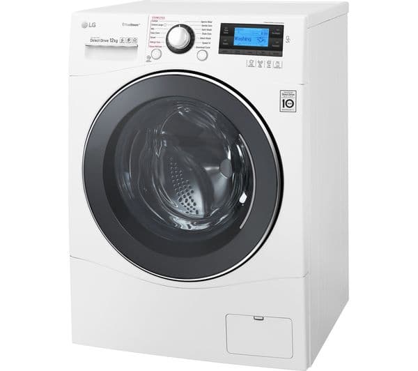 LG FH495BDS2 Smart Washing Machine - White - Image 8