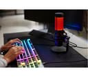 HyperX QuadCast 4P5P6AA USB Condenser Gaming Microphone - Black Red thumbnail 10