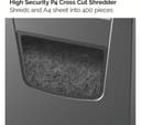 REXEL Momentum X312-SL Cross Cut Paper Shredder thumbnail 5