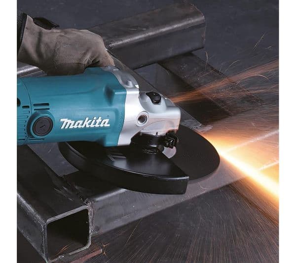 MAKITA GA9020KD/2 230 mm Angle Grinder - Black, blue & silver - Image 2