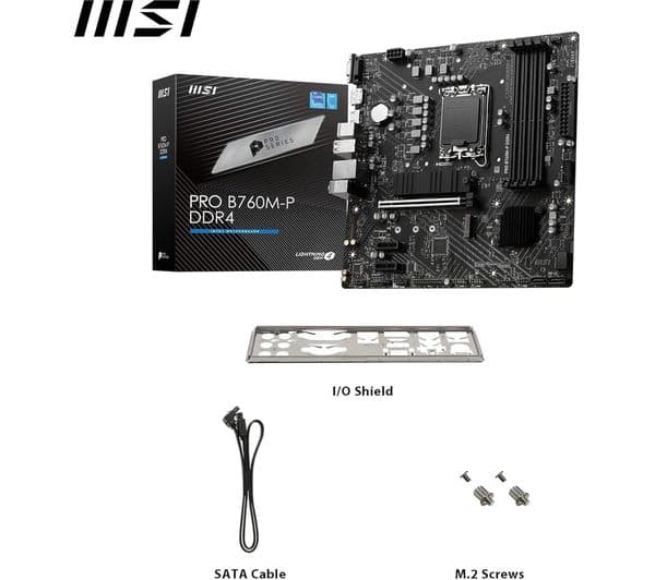 MSI PRO B760M-P Micro-ATX Motherboard Intel 14th 13th 12th Gen LGA 1700 DDR5 - Image 4