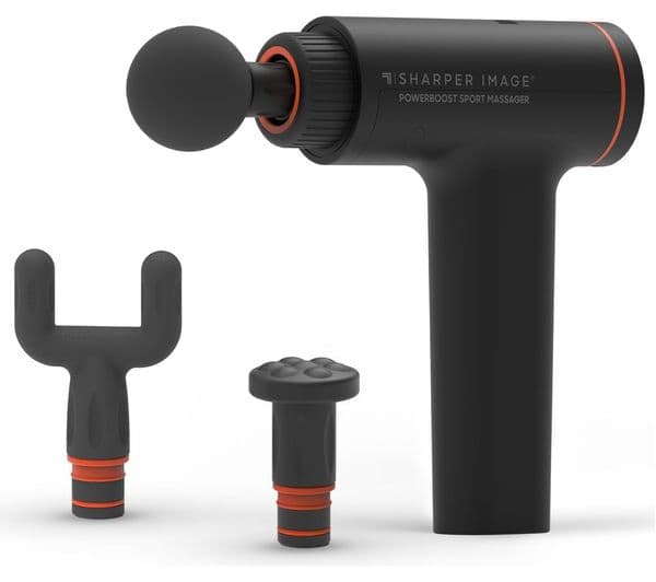 SHARPER IMAGE Powerboost Sport Deep Tissue Massager - Black - Image 1