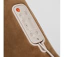 SHARPER IMAGE Shiatsu Back Massage Seat Topper - Cream & Brown thumbnail 5