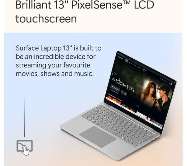 Microsoft Surface Laptop Copilot+ Snapdragon X Plus 256GB Platinum - Image 3