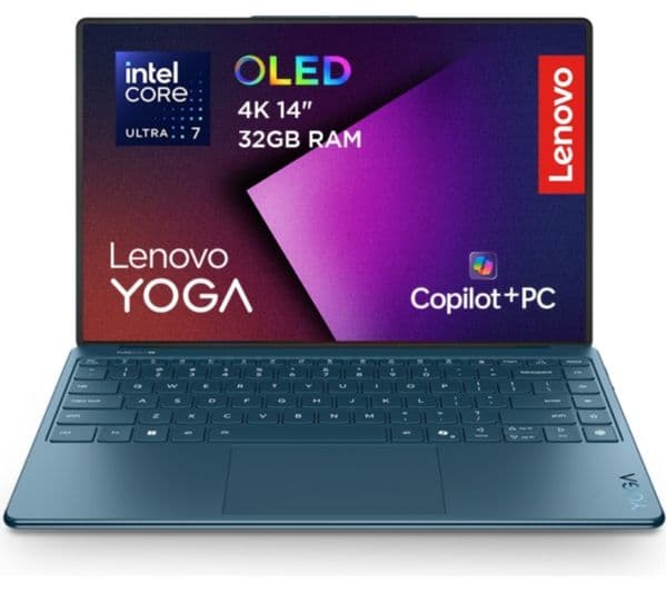 Lenovo Yoga Slim 9 Touchscreen Intel Core Ultra 7 16GB 1TB Teal - Image 1