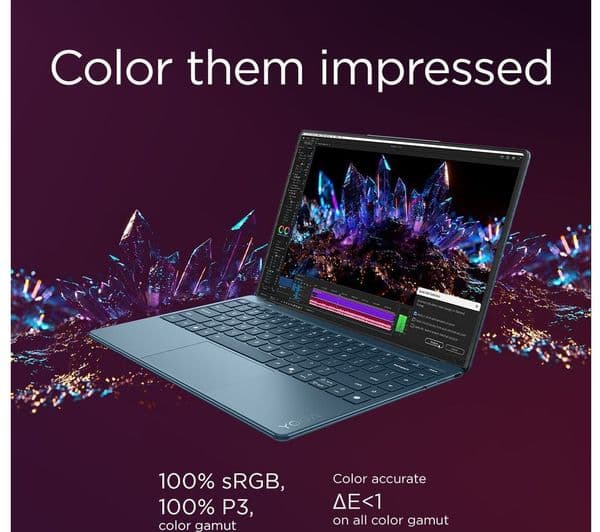 Lenovo Yoga Slim 9 Touchscreen Intel Core Ultra 7 16GB 1TB Teal - Image 2