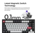 KEYCHRON Q1 HE Wireless Mechanical Gaming Keyboard - Carbon Black thumbnail 10