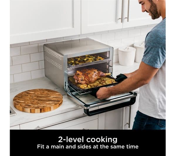 Ninja Foodi 10-in-1 DT200UK Multifunction Oven & Air Fryer - Silver - Image 2