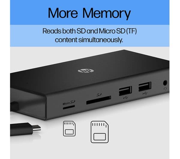 HP Travel 11-Port USB-C Hub Black - Image 5