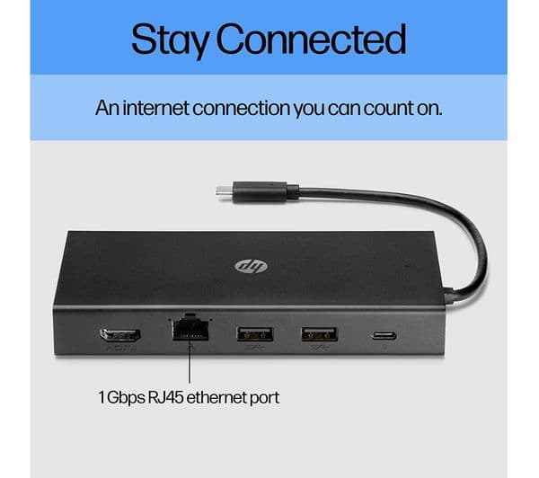 HP Travel 11-Port USB-C Hub Black - Image 6