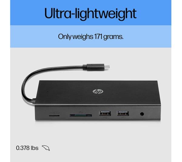 HP Travel 11-Port USB-C Hub Black - Image 7