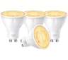 TP-LINK Tapo L610 Smart Spotlight Bulb - Warm Light, GU10, Pack of 4