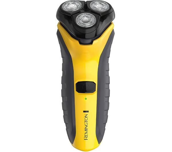 REMINGTON PR1855 Wet & Dry Stubble Rotary Shaver - Yellow & Black - Image 1