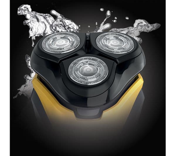 REMINGTON PR1855 Wet & Dry Stubble Rotary Shaver - Yellow & Black - Image 5